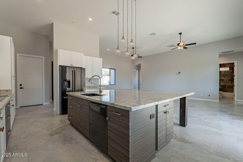 kitchen towards great room