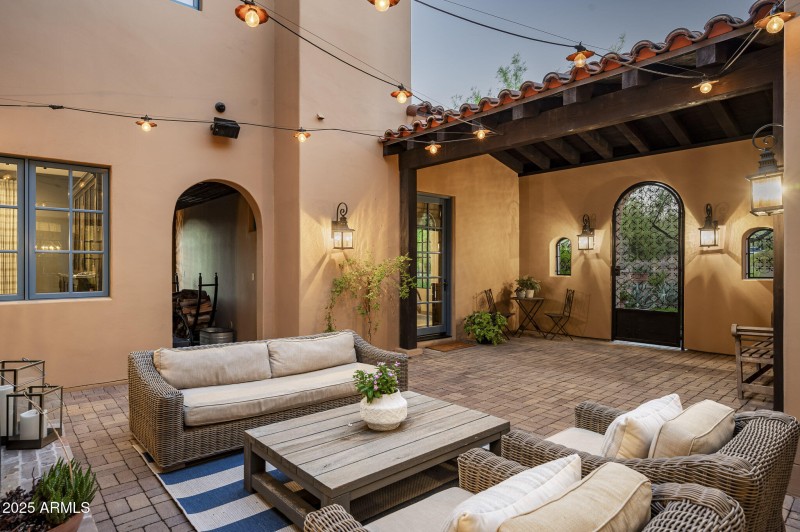 Interior courtyard / guest casita