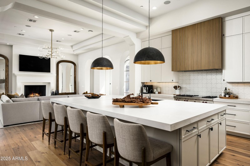 Kitchen opens to Great Room