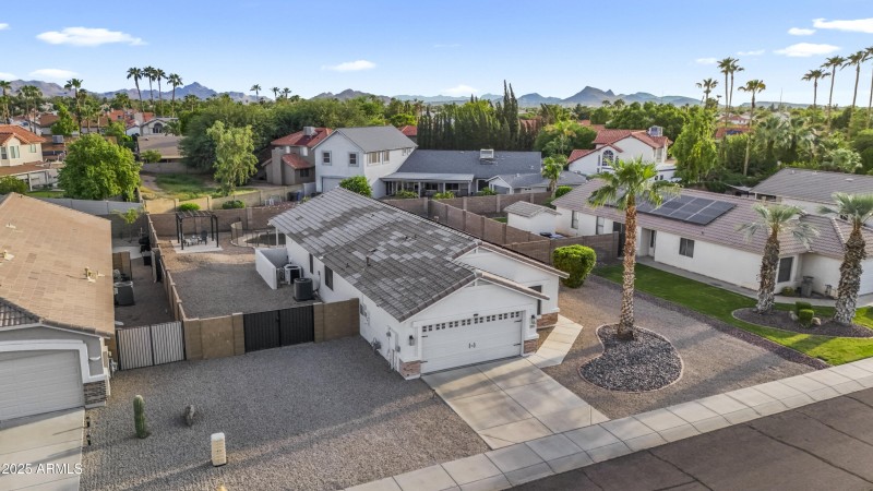 RV gate with padlock