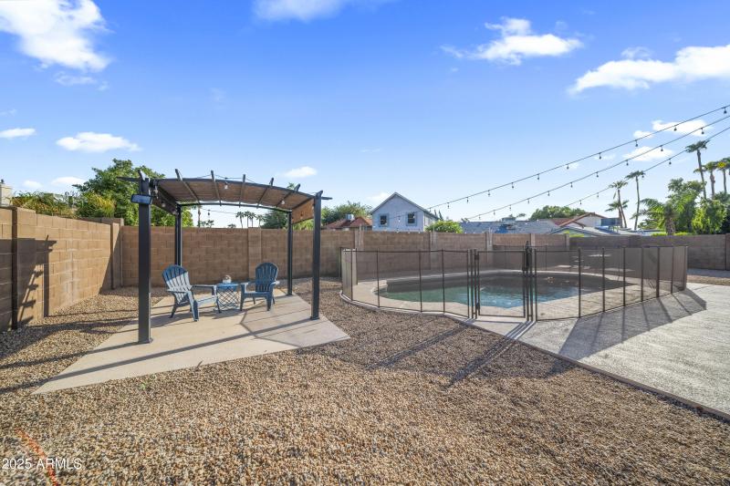 Backyard fit for entertainment