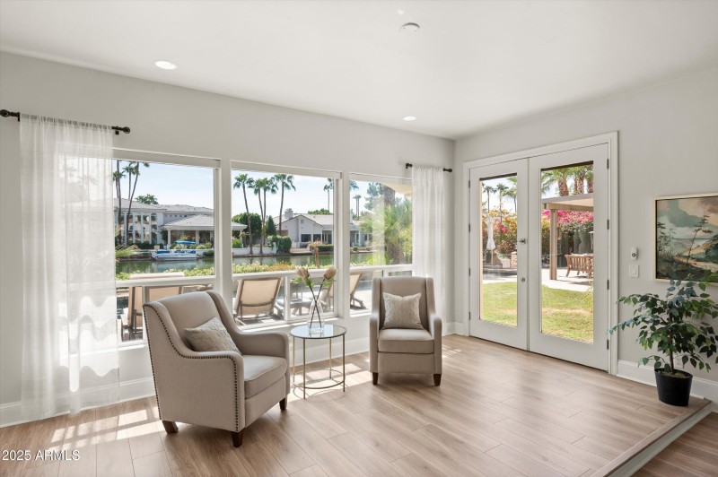 Primary suite seating area