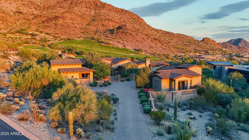 Aerial Front Exterior