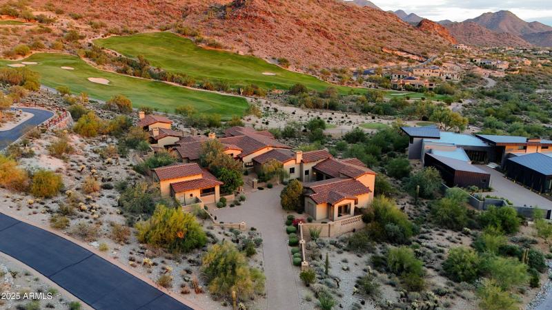 Aerial Front Exterior