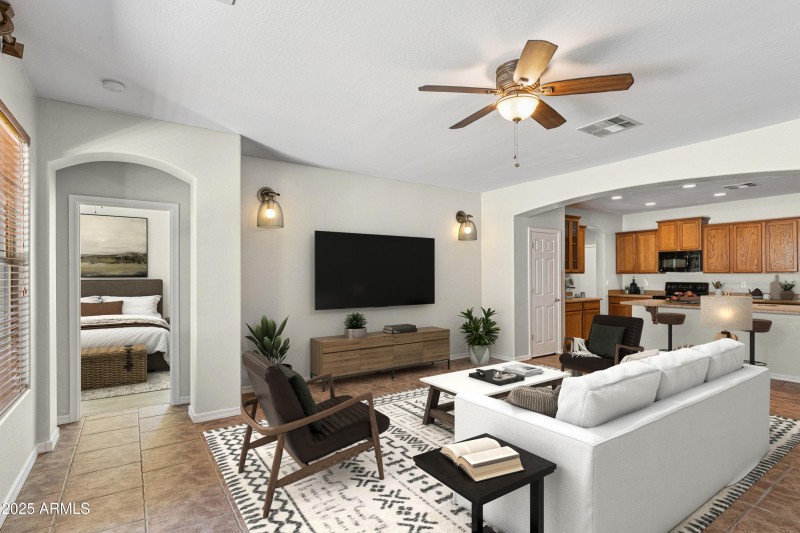 Virtually Staged Furnishings and Paint