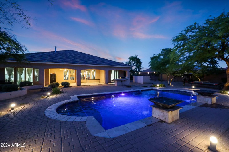 View towards the home