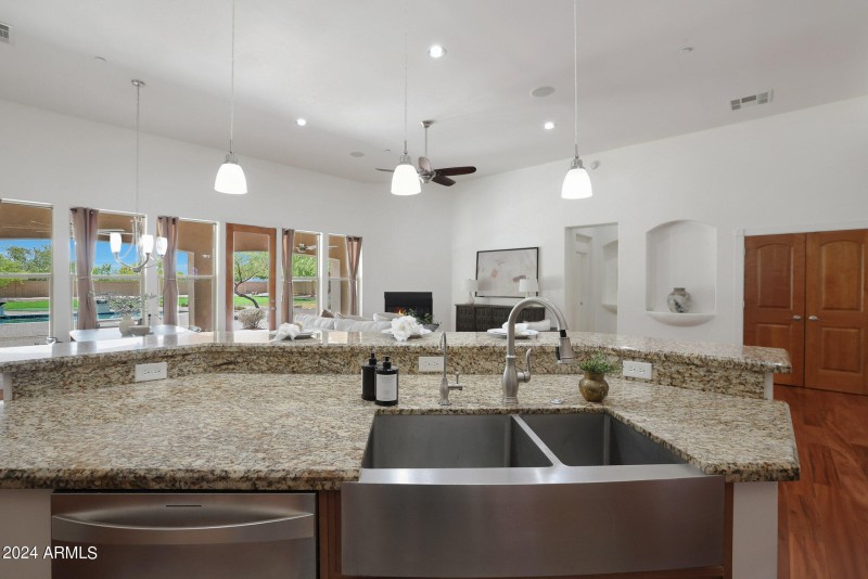 View towards family room