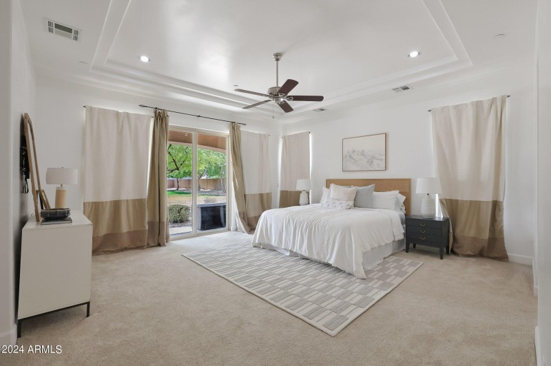 Tray ceilings in master