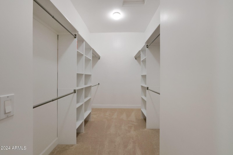 Large primary closet