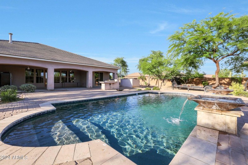 View towards the patio