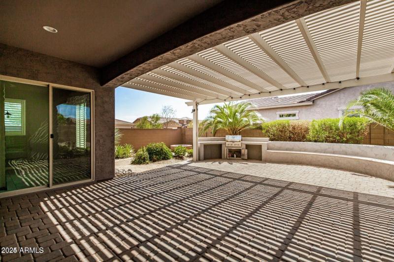 Covered Patio with Pergola