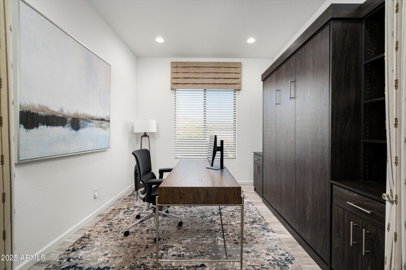 Office with Built-In Murphy Bed