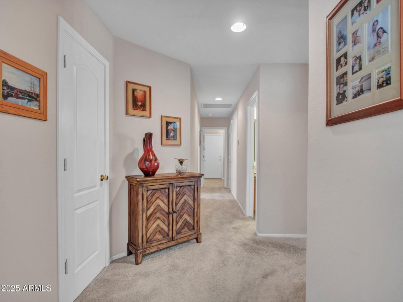Interior Hallway with Storage