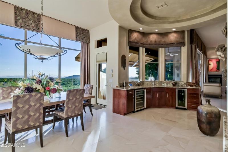 Cantina style wet bar