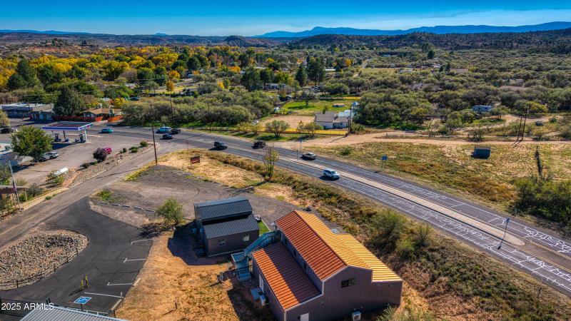 Location center of Town HWY Frontage