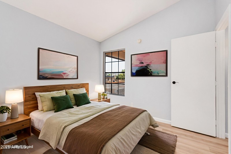 virtually staged 2nd bedroom