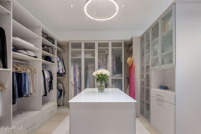 Expansive Closet His and Hers