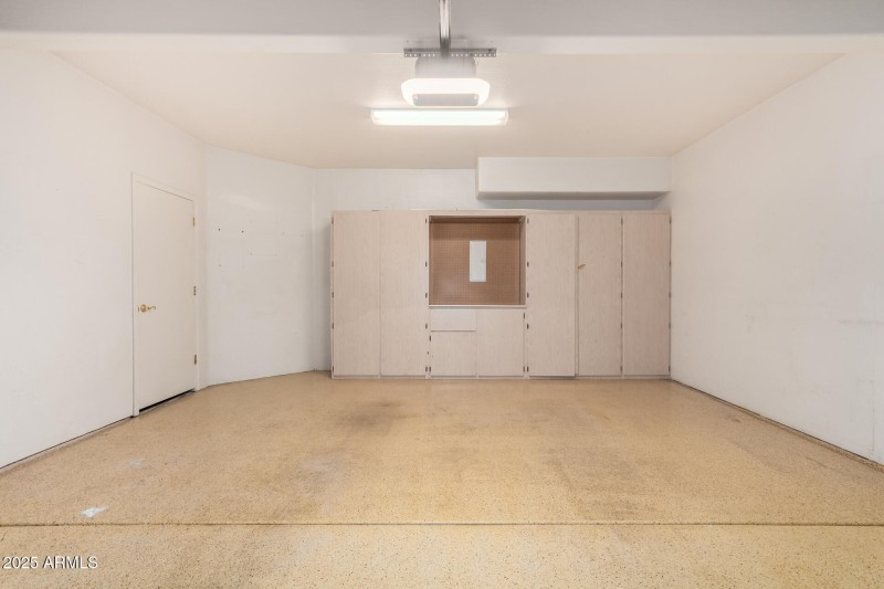 2-Car Garage w/Shelves