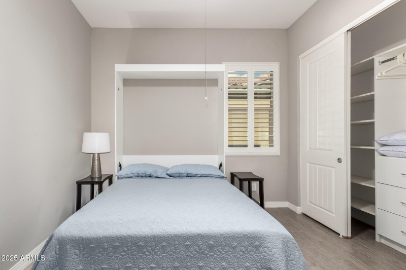 Queen Murphy Bed in Guest BR