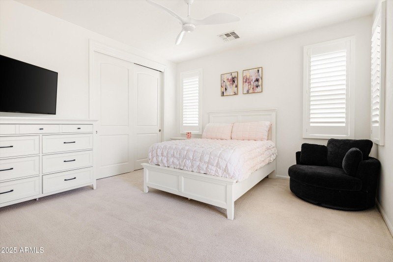 Upstairs Bedroom with Balcony