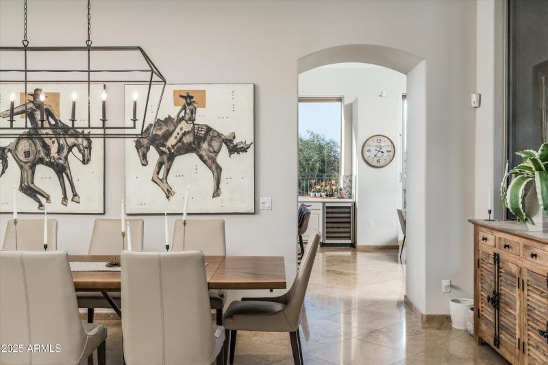 to the kitchen family rm