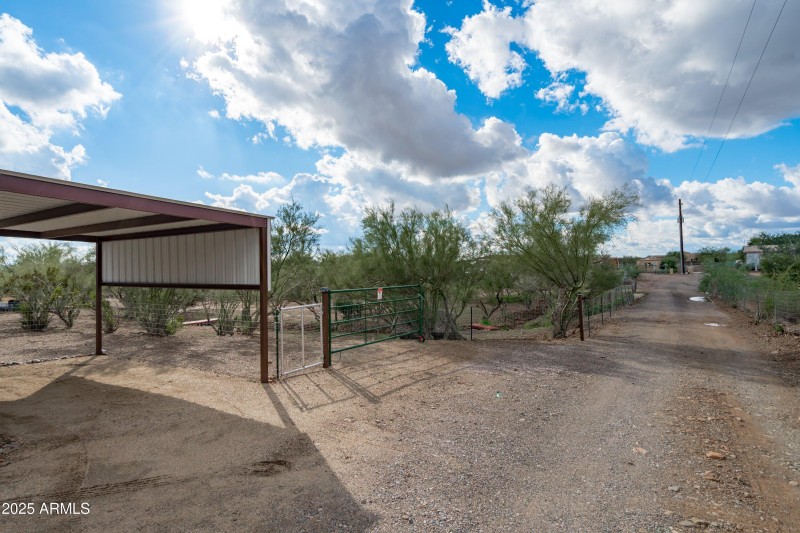 35-Covered Parking and Driveway to Back