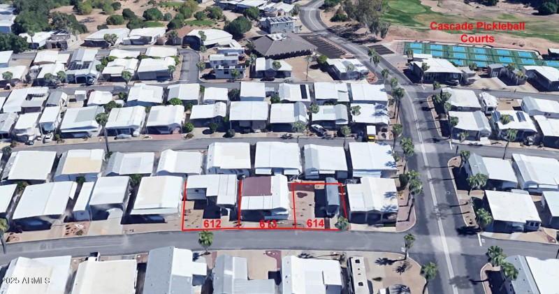 Aerial Drake Lots Labeled