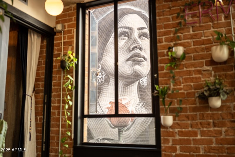 Downtown Phx Mural Outside the Window