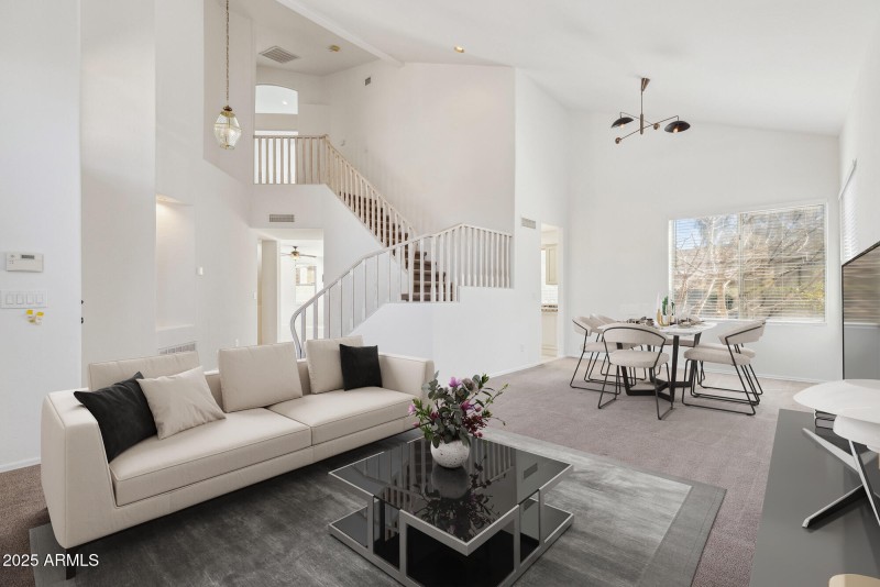 Staged living room / Dining