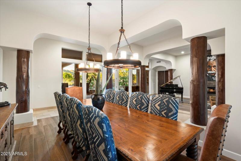 Open Dining with Mountain Views