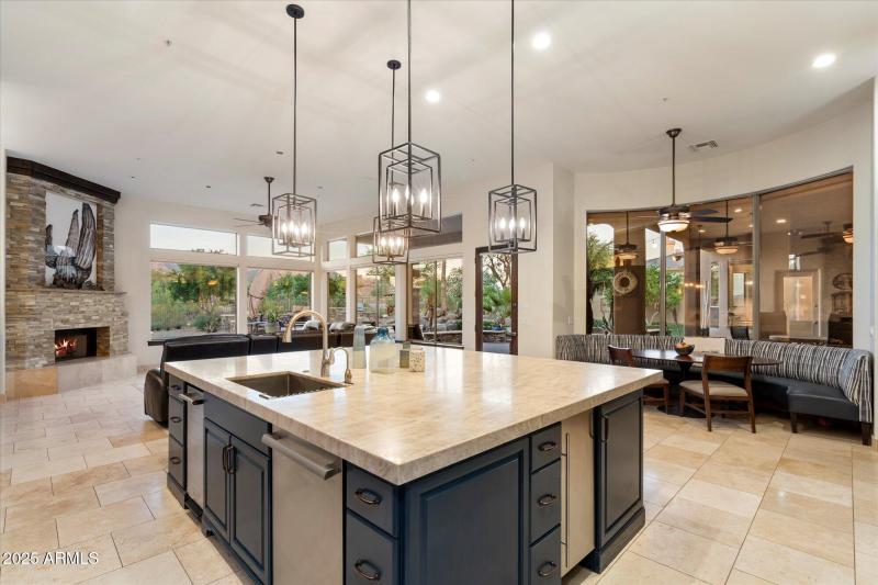 Open Kitchen & Dining Layout