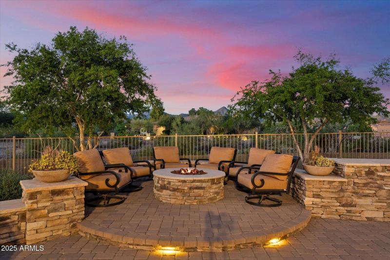 Sunset Fire Pit Lounge