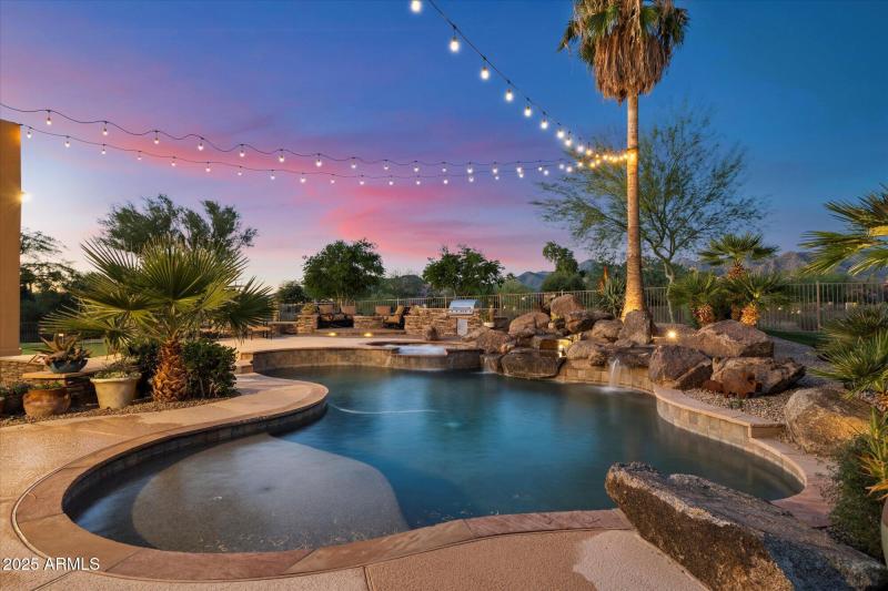 Luxury Pool with Waterfall