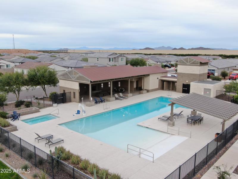 Community Pool with Beach