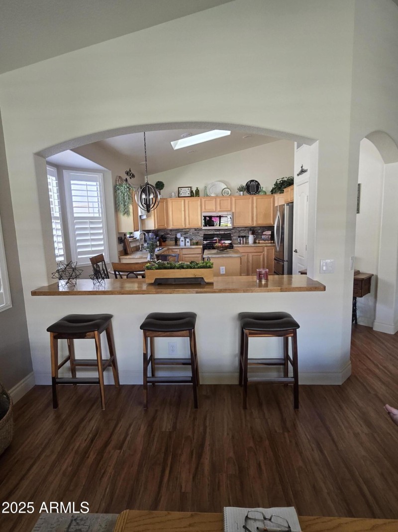 Living to Kitchen View