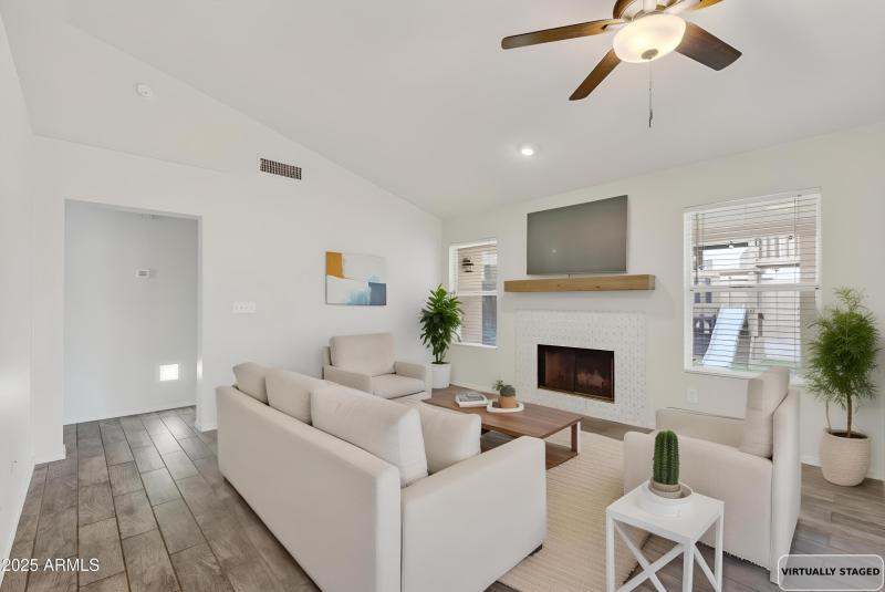 Living Room - Virtually Staged