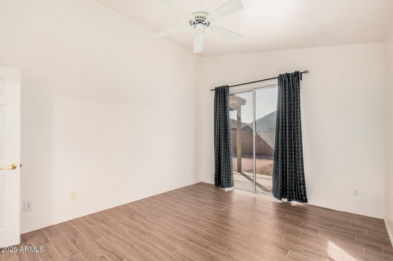 Door from primary to backyard