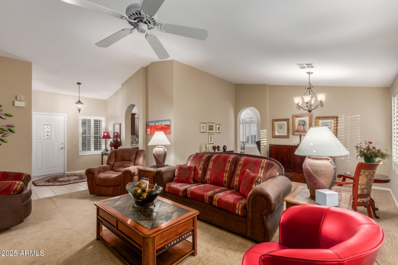 Open Living & Dining Rooms