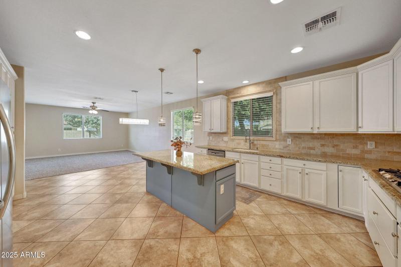 Pendant Lighting Over Island