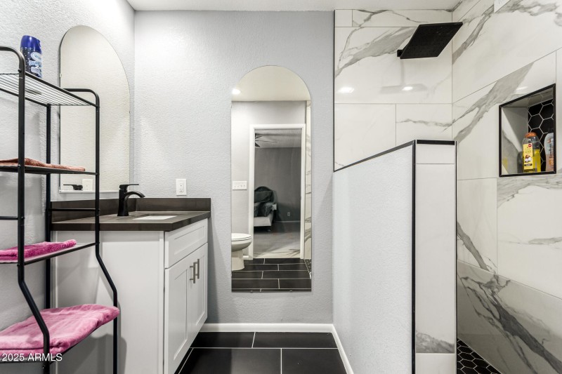 Master Bath custom walk-in shower