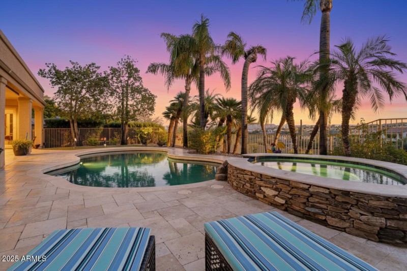 Backyard Twilight – Pool