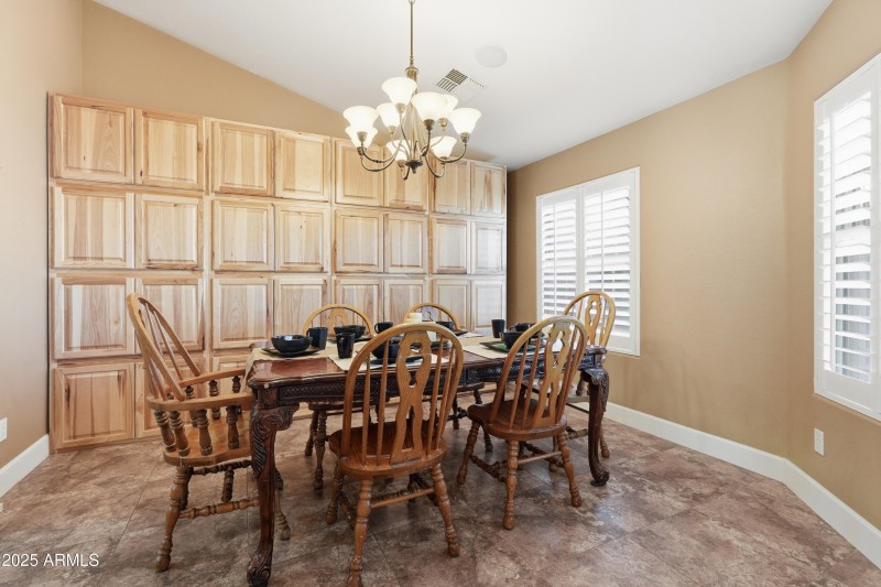 Formal dining room