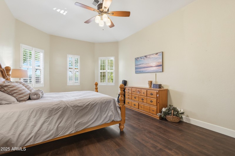 Spacious owner's suite