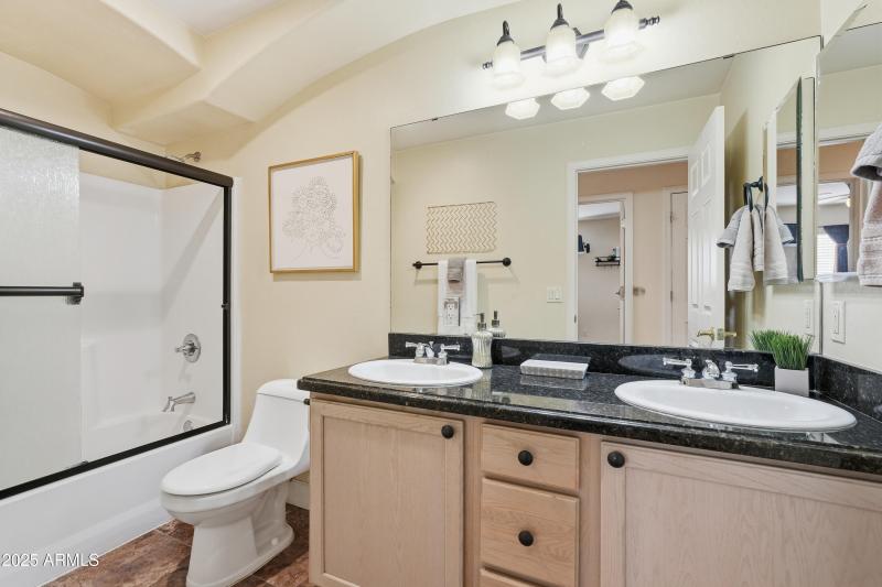 2nd bath with dual vanity