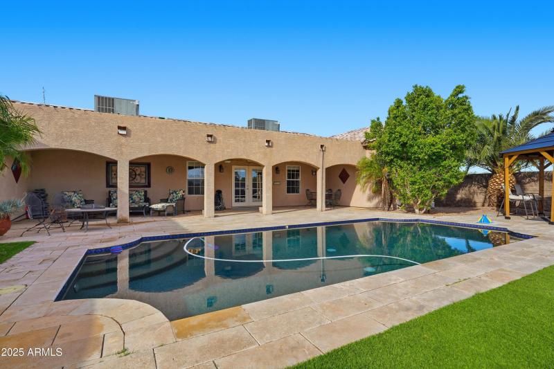 Resort style backyards