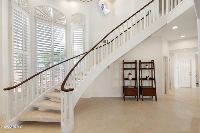 Custom Curved Staircase