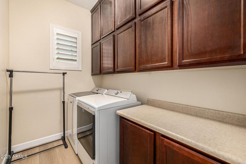 Laundry Room with Additional Cabinetry