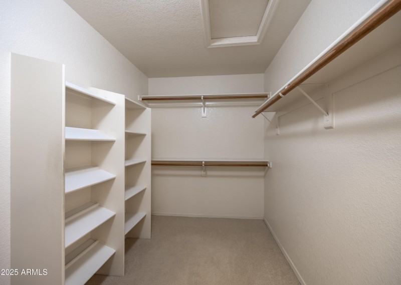 PRIMARY SUITE CLOSET
