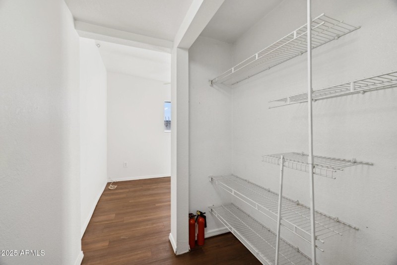 Extra storage in closet