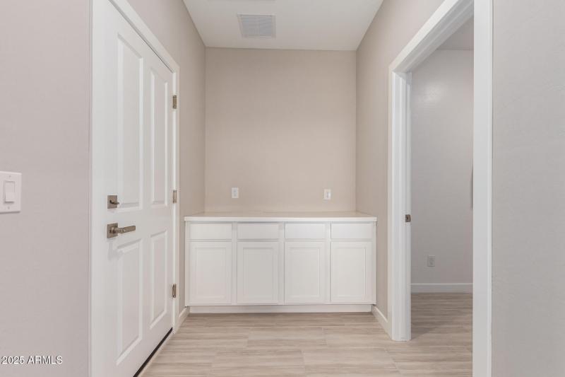 Drop Cabinet by the Laundry Room